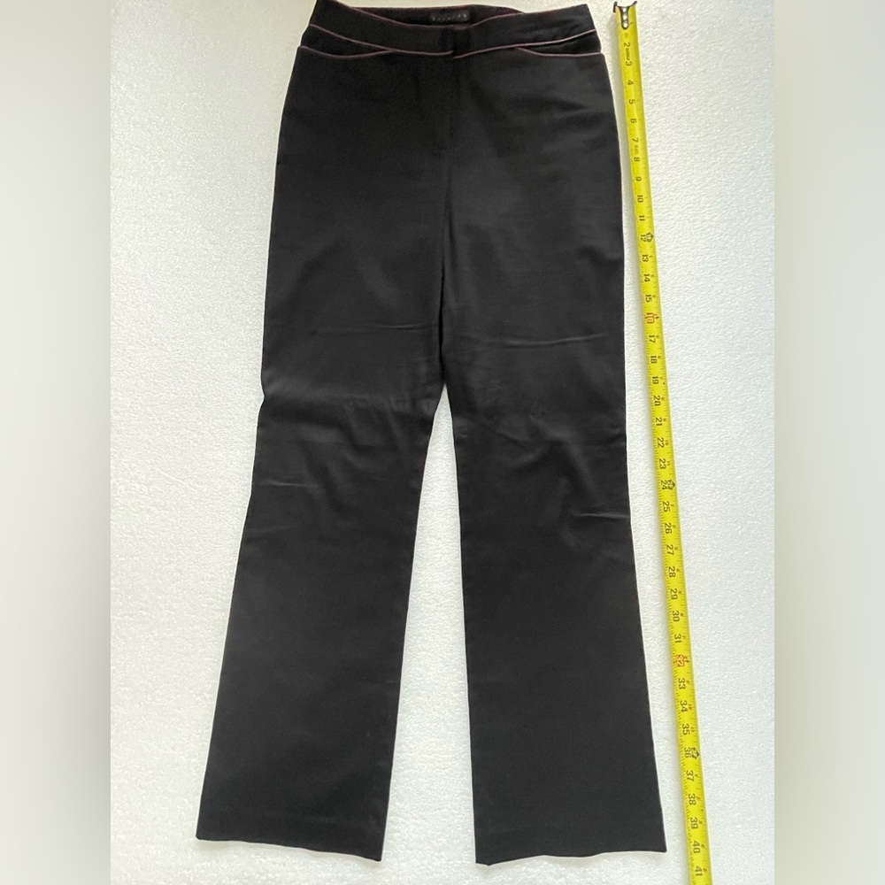 Bossini Women’s Black Cotton Suit Jacket Blazer Coat Pants Women's Sz XS/S/7 - Picture 9 of 16